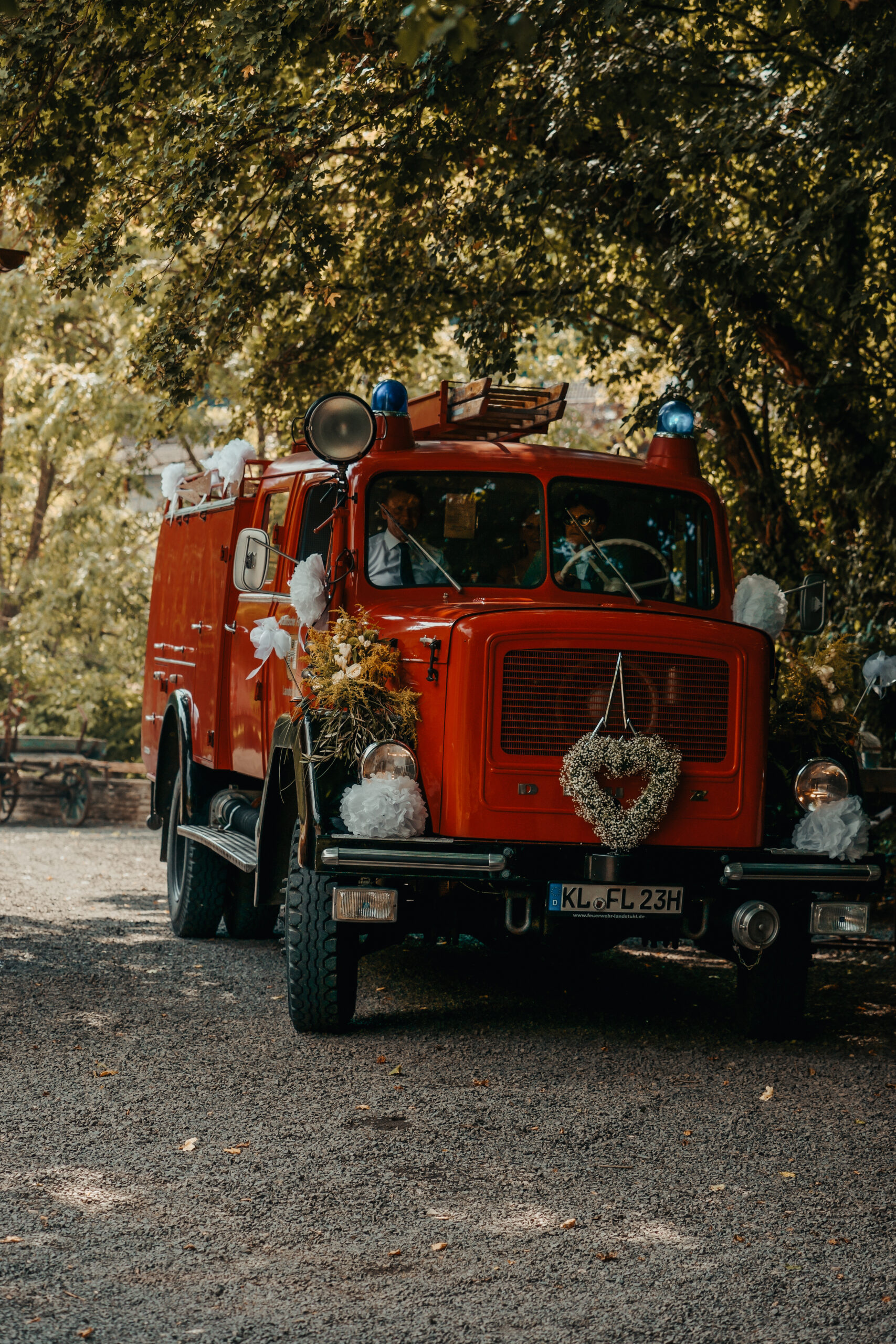 Hochzeit Feuerwehr. Magirus Deutz. Imsweiler Mühle.